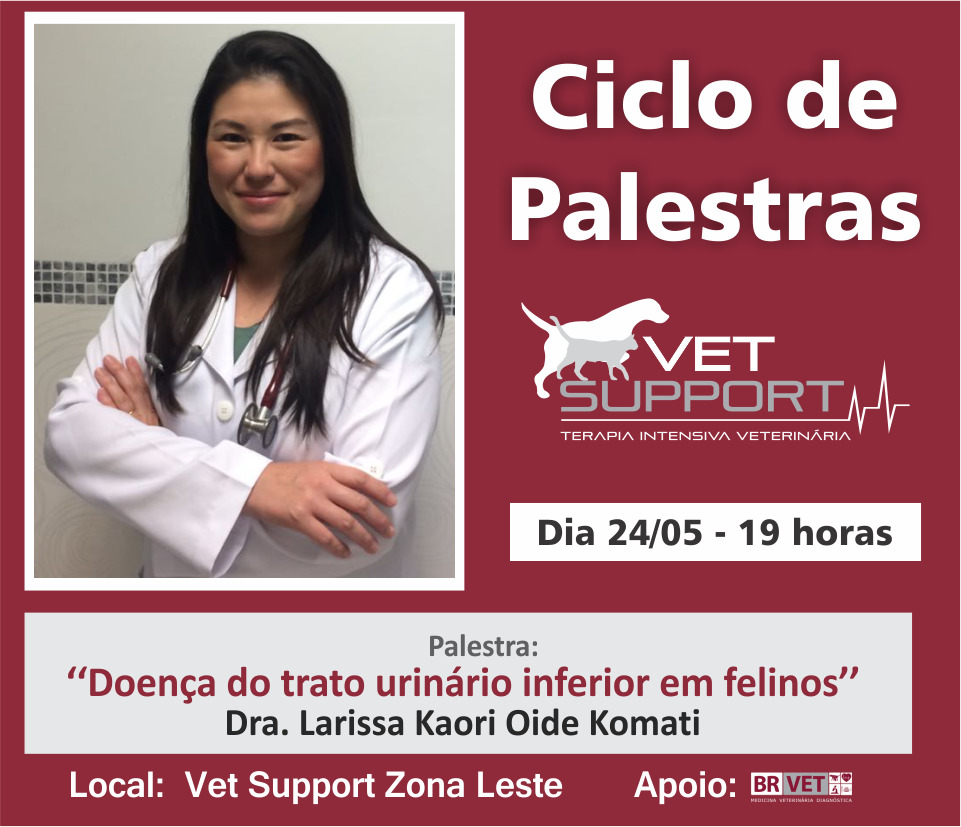 Ciclo de Palestras Vet Support 2018 Larissa Komati