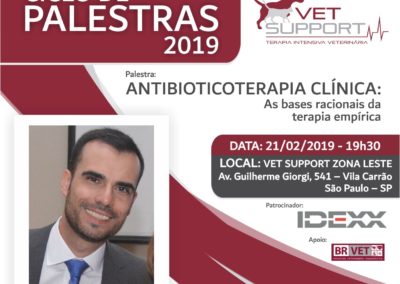 Ciclo de eventos 2019 – Antibioticoterapia Clínica – Fevereiro
